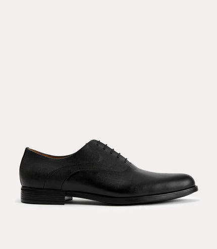 Textured Leather Oxfords