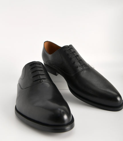 Textured Leather Oxfords