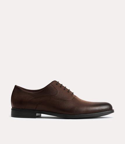 Textured Leather Oxfords