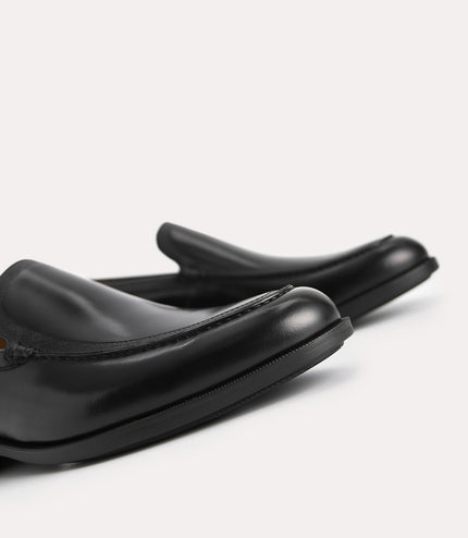 Burnished Leather Loafers
