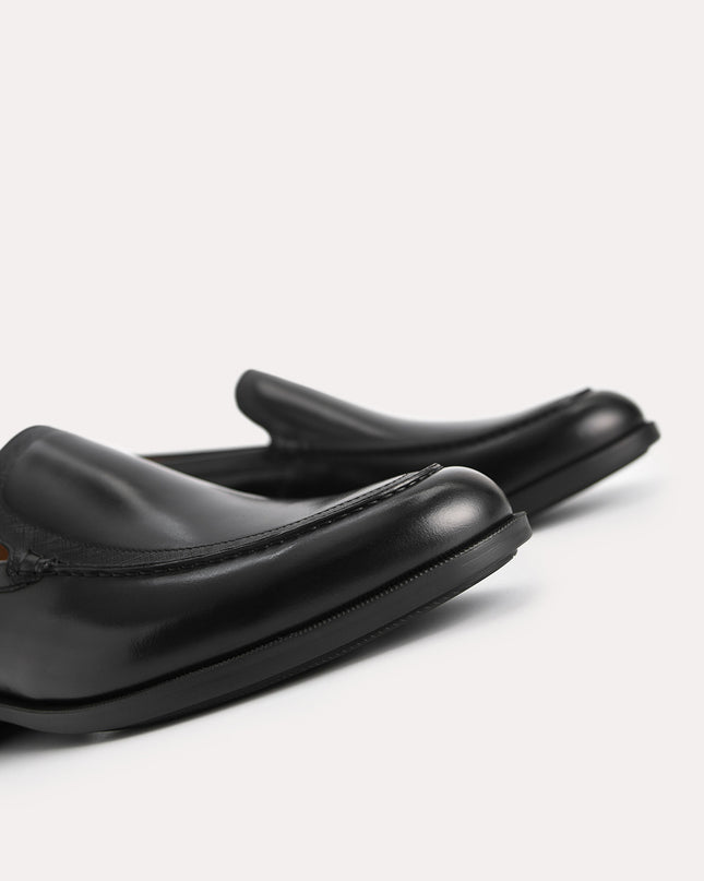 Burnished Leather Loafers