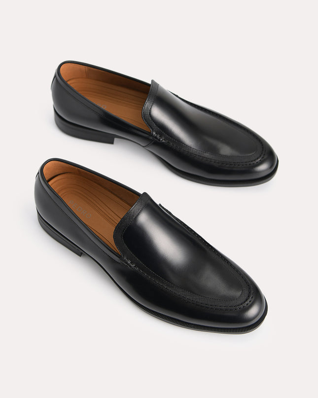 Burnished Leather Loafers