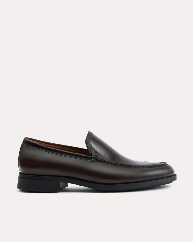 Burnished Leather Loafers