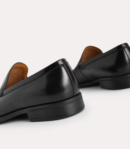 Burnished Leather Loafers