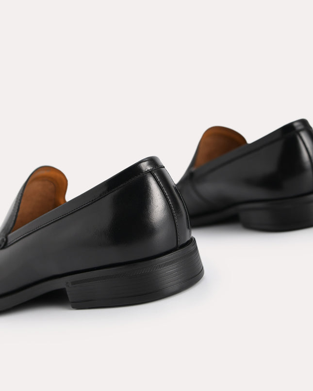 Burnished Leather Loafers