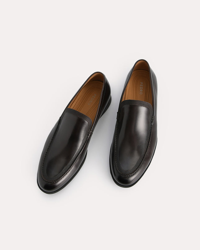Burnished Leather Loafers
