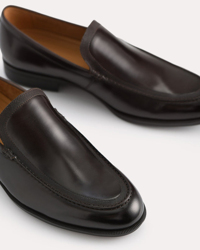 Burnished Leather Loafers