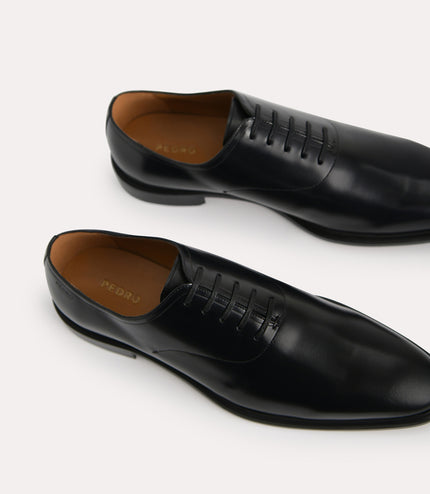 Burnished Leather Oxfords