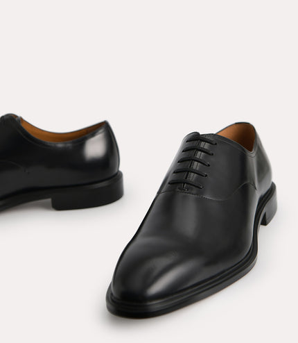 Burnished Leather Oxfords