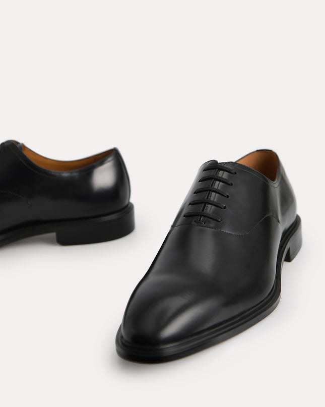 Burnished Leather Oxfords