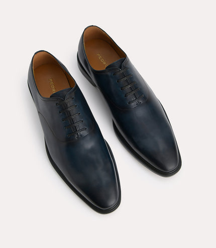 Burnished Leather Oxfords