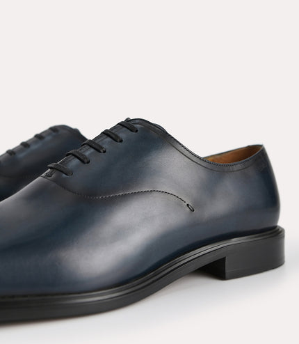 Burnished Leather Oxfords