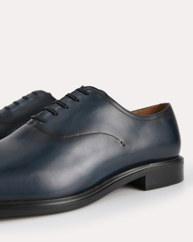 Burnished Leather Oxfords