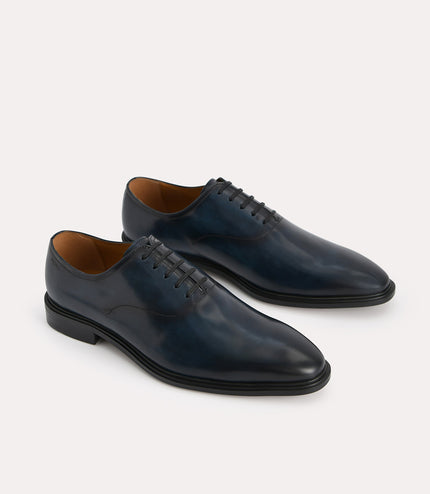 Burnished Leather Oxfords