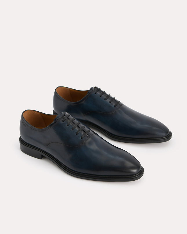 Burnished Leather Oxfords