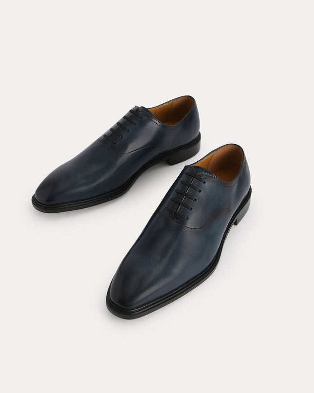 Burnished Leather Oxfords