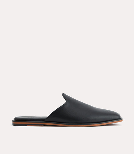 Slip-On Leather Mules
