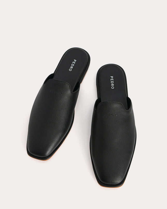 Slip-On Leather Mules
