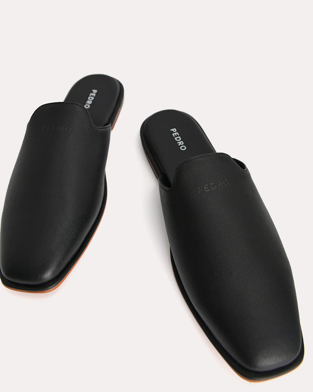 Slip-On Leather Mules