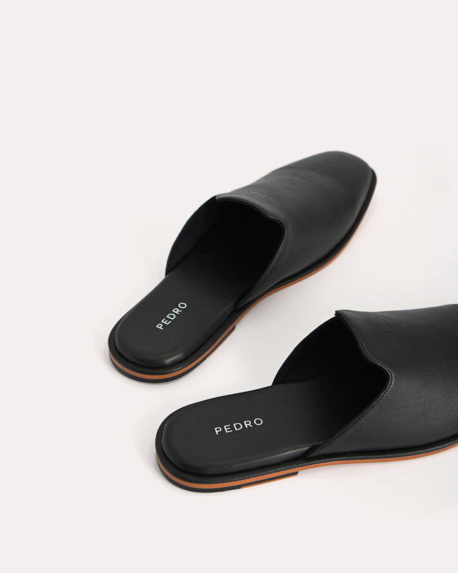 Slip-On Leather Mules