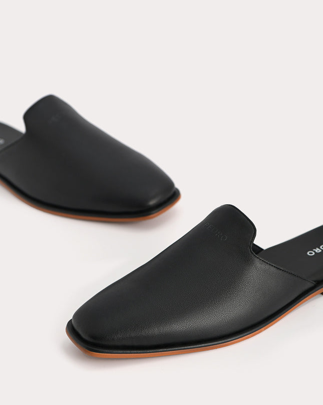 Slip-On Leather Mules