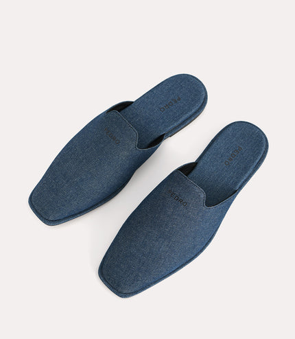 Slip-On Leather Mules