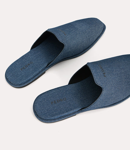 Slip-On Leather Mules