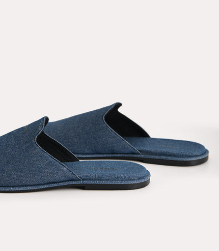 Slip-On Leather Mules