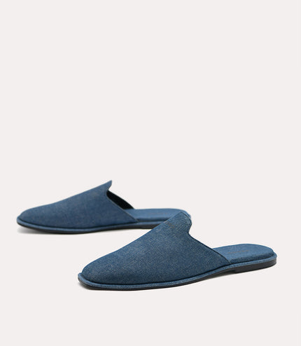 Slip-On Leather Mules