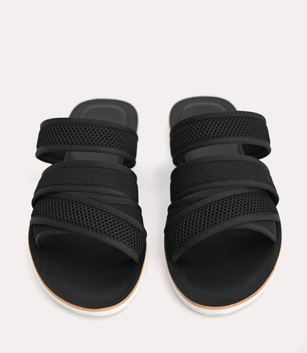 Strappy Mesh Sandals