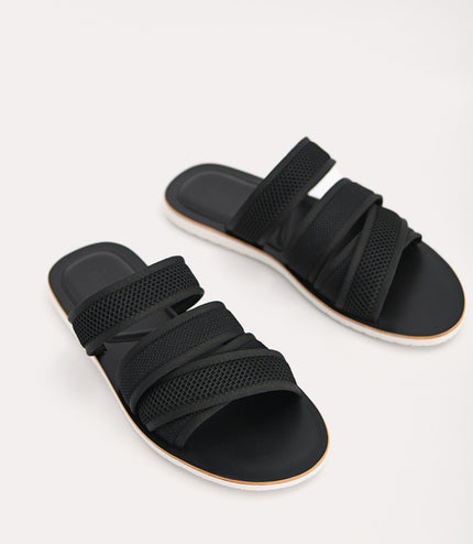 Strappy Mesh Sandals