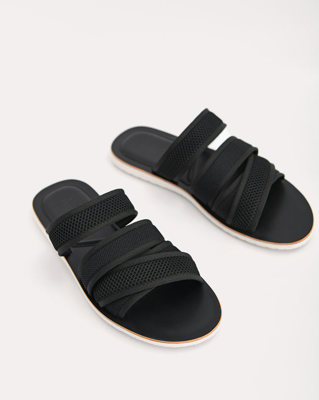 Strappy Mesh Sandals