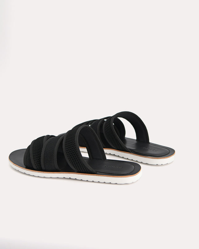 Strappy Mesh Sandals