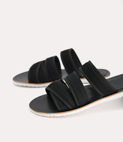 Strappy Mesh Sandals