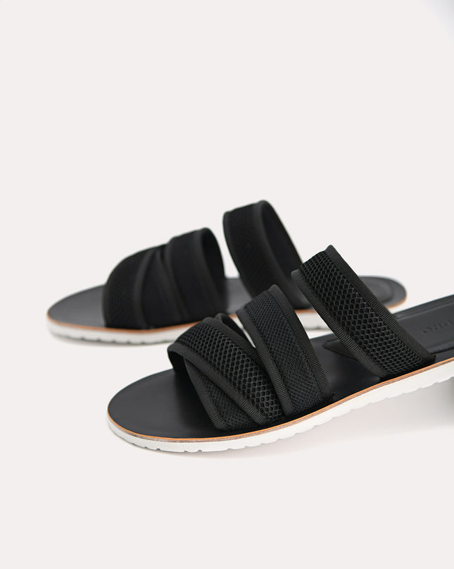 Strappy Mesh Sandals