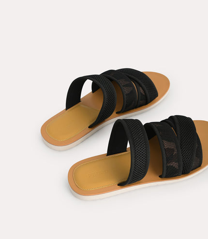Strappy Mesh Sandals