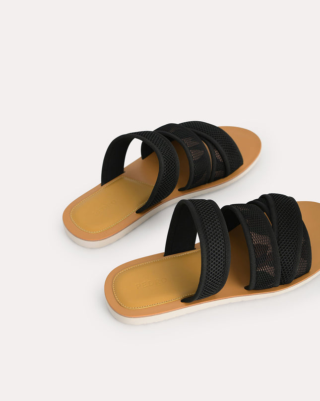 Strappy Mesh Sandals