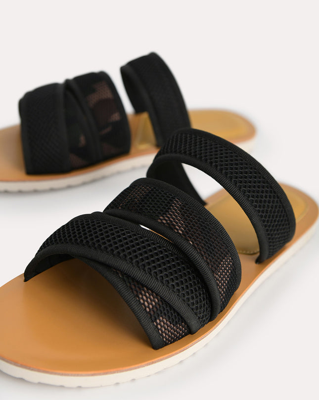 Strappy Mesh Sandals