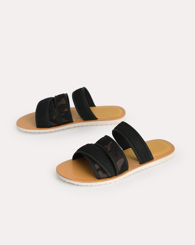 Strappy Mesh Sandals