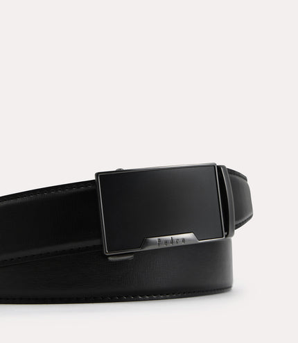 Automatic Textured Leather Belt