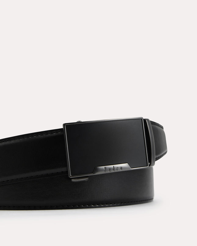 Automatic Textured Leather Belt