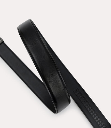 Automatic Textured Leather Belt