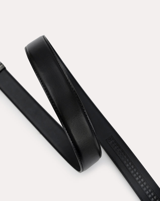 Automatic Textured Leather Belt