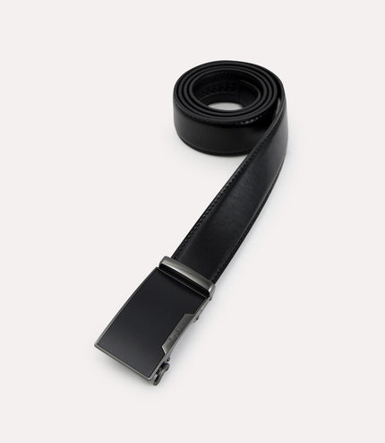 Automatic Textured Leather Belt