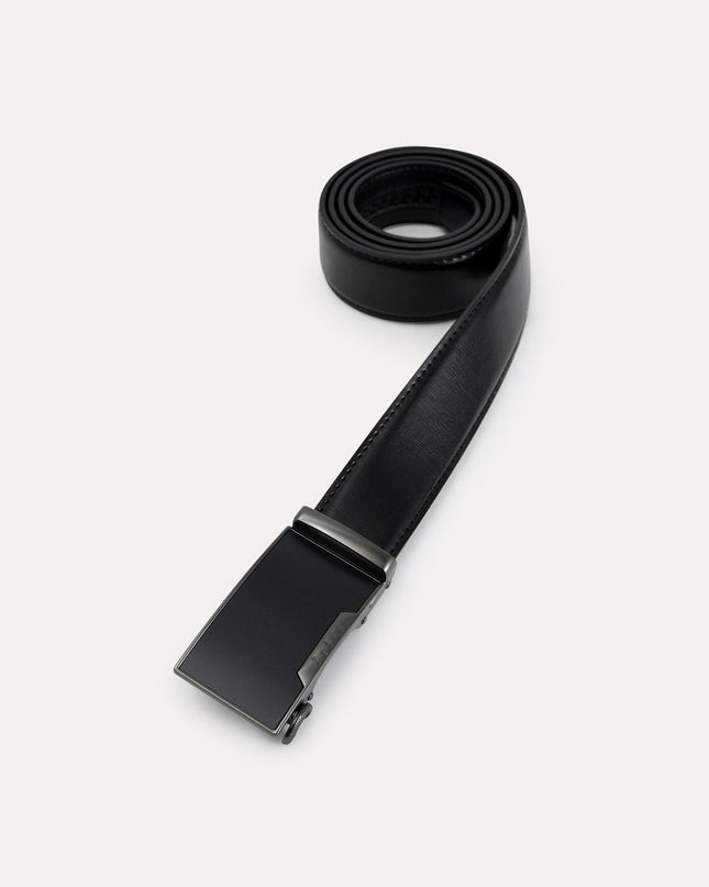 Automatic Textured Leather Belt