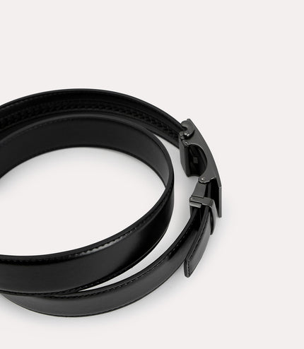 Automatic Textured Leather Belt