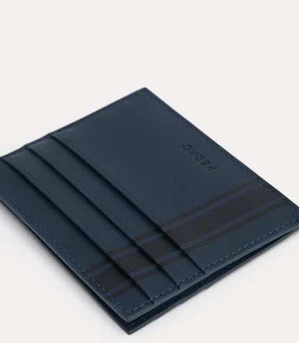 Two-Tone Leather Cardholder