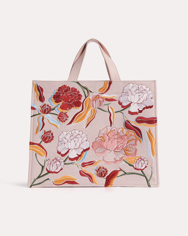Large Floral Bouquet Tote