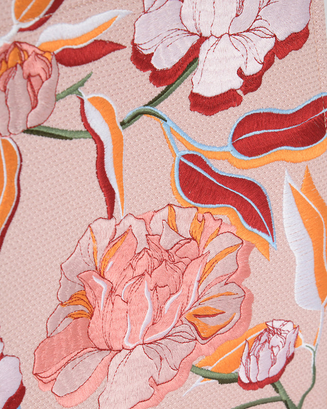 Large Floral Bouquet Tote