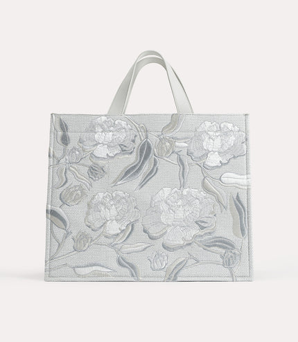 Large Floral Bouquet Tote